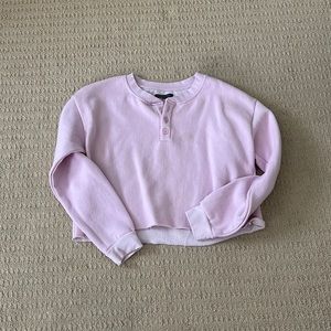 ocean drive cropped sweatshirt